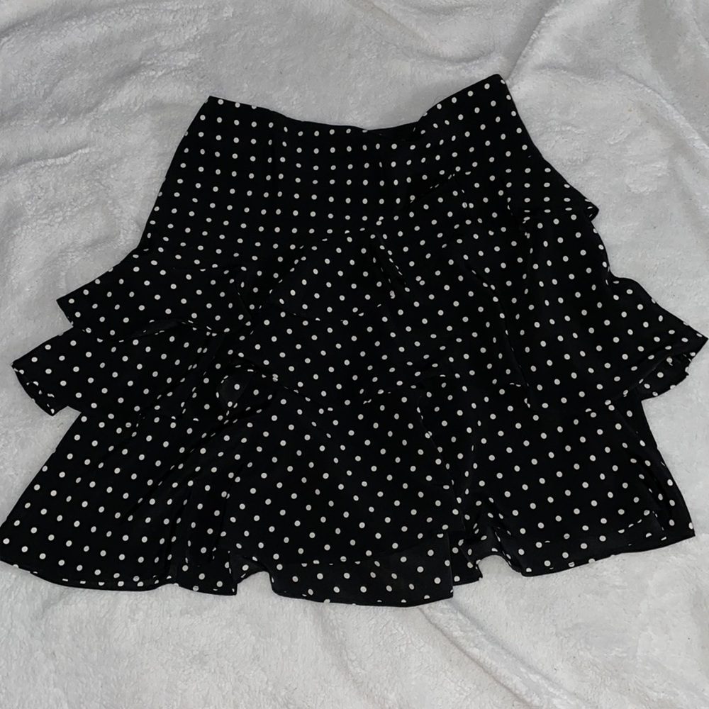Ralph Lauren Polka Dot Skirt with Ruffles